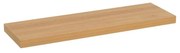 Natúr színű fali polc tölgyfa dekorral 80 cm Estantes – Casa Selección