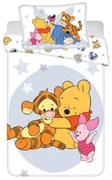 Disney Micimackó Stars gyerek, ovis ágyneműhuzat 100×135 cm, 40×60 cm