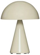 Krémszínű LED dimmelhető asztali lámpa (magasság 20 cm) Mush – Hübsch