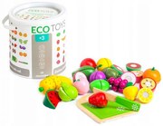 Ecotoys Fa szeletelhető gyümölcsök kiegészítőkkel