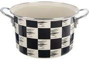 Orion Smaltovaný hrnec Šachovnice Lem , 3 l, pr.20 cm, 20 cm átmérőjű