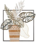 Fém fali dekoráció 54x63 cm Vaso – Mauro Ferretti