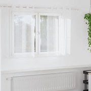 Függönyök függönyökkel 2 pcs Fehér Poliészter