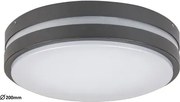 Kültéri led mennyezeti lámpa 10w 720lm 4000k antracit/fehér hamburg