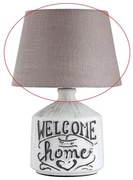 Rabalux - Cserebúra asztali lámpához PETRA E14 barna/fehér