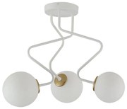 Csillár rúdon ZIGZAG 3xG9/12W/230V fehér