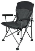 Összecsukható kempingszék fekete