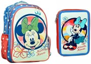 Disney Minnie iskolatáska és tolltartó szett boho 2 db-os
