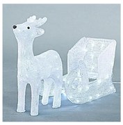 LED kültéri karácsonyi dekoráció LED/3,6W/230V IP44 hideg fehér rénszarvas