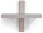 Szürkésbarna fém fali polc 28 cm Hola – Spinder Design