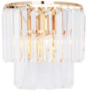 Brilagi - LED Fali kristály lámpa MOZART 2xE14/40W/230V arany