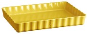 Sárga kerámia pitesütő forma, 24 x 34 cm - Emile Henry