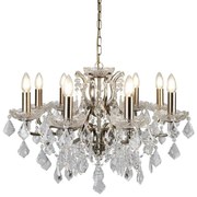 Searchlight 8738-8AB - Kristály csillár láncon PARIS 8xE14/40W/230V