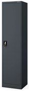 ALEX irodai irattároló fémszekrény, 450 x 1850 x 400 mm, antracit