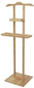 Bambusz ruhaállvány Compactor Bamboo, barna