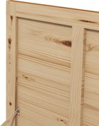 Outsunny Kerti Tároló Rúgós Szekrény 176L Fából Fogantyúval, dim: 130L x 50W x 45H cm | Aosom