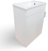 Viva STYLE NIKA - fali függesztett - fürdőszobabútor ALVIT 1131 porcelán mosdóval 42 x 24 cm