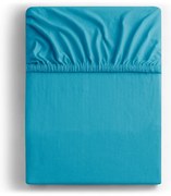 Kék gumis jersey lepedő 120x200 cm Amber – Restilo