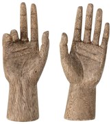 Tömörfa szobor készlet 2 db-os 13 cm Teis – Bloomingville