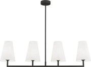 ARGON 1831 SAFIANO Modern Csillár Fehér, Fekete E27 IP20