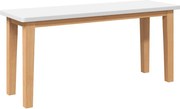 vidaXL tömörfa gumiból pad 90 cm