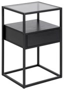 ZEIN fekete éjjeli szekrény