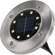Kerti beépített napelemes megvilágítás 8 LED