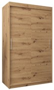 Ruhásszekrény 120 cm Toki (artisan tölgy + artisan tölgy). 1064813