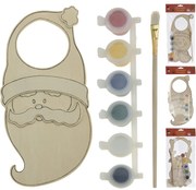 AJTÓDEKOR KÉSZLET KIFESTHETŐ 24X11X0,5CM FA