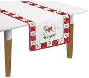 Karácsonyi pamut asztali futó 140x45 cm 2 db szett Christmas Tale