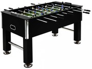 fekete acél csocsóasztal 140 x 74,5 x 87,5 cm