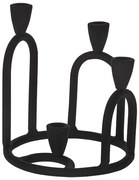 Eglo 422106 - JELLICOE gyertyatartó 22,5x19,5 cm fekete