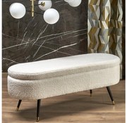 Pad tárolóhellyel AVEIRO 46x120 cm fehér