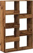 vidaXL antik fa színű szerelt fa térelválasztó 100 x 33 x 155,5 cm