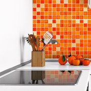 Mosaics 9 részes dekorációs falmatrica szett, 10 x 10 cm - Ambiance