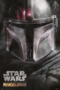 Plakát Star Wars: The Mandalorian - Helmet