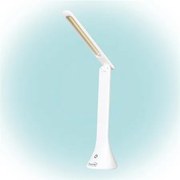 Asztali lámpa, LED, szabályozható, USB, HOME, fehér (VLMLA3)
