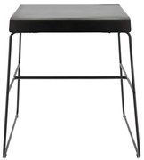 Fekete fém étkezőasztal 58x75 cm A-Café – Zone