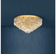 Eglo 39459 - Mennyezeti lámpa VALPARAISO 16xE14/40W/230V arany