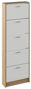 Cipőtároló (cipősszekrény) Mobby  15 (szonoma tölgy + fehér). 1065339
