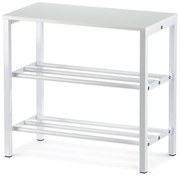 Cipősszekrény 83168-42 WT, fém, fehér