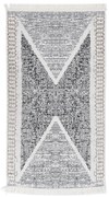 fekete-szürke pamutszőnyeg 120 x 180 cm