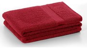 Marina piros törölköző, 50 x 100 cm - DecoKing