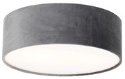 Modern mennyezeti lámpa szürke 30 cm arany belsővel - Drum
