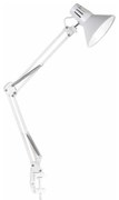 Csíptetős asztali lámpa WORKER 1xE27/10W/230V fehér