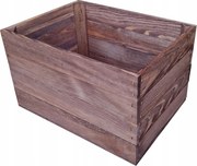 Fa Doboz Barna Színben, 39x29x24cm, Dekorációs Dobozok