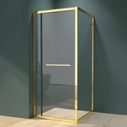 Firenze zuhanykabin Gold 6mm 80 cm, NANO