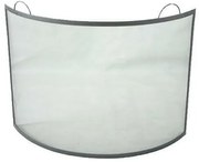 Kandallóparaván 66 x 66 cm, acél, fekete