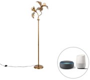 Okos állólámpa arany 187 cm 2 WiFi G95-ös izzóval - Botanica