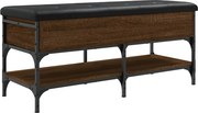 vidaXL barna tölgy színű szerelt fa cipőpolc 102 x 42 x 45 cm